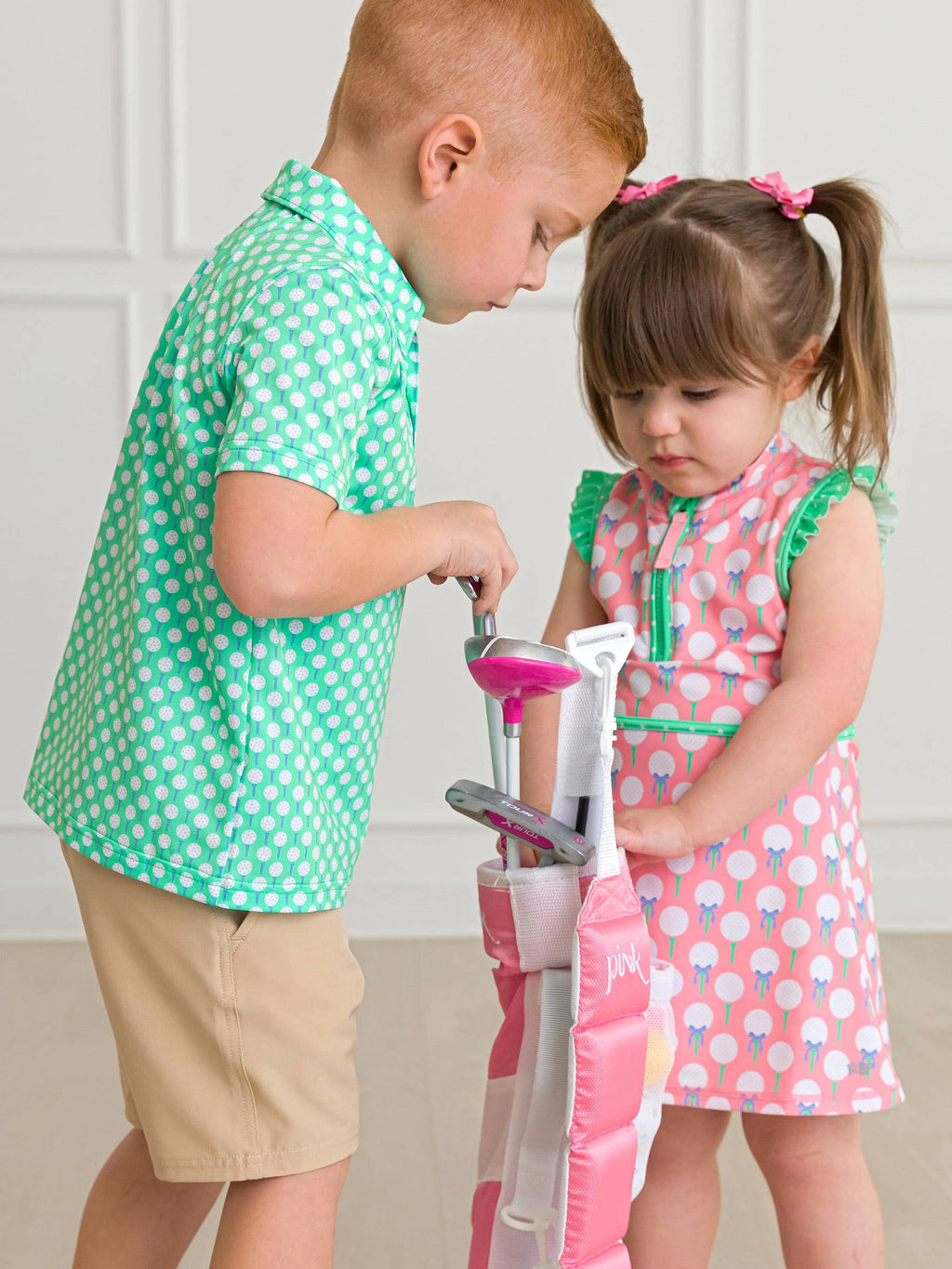 Girls Pink Tee Time Golf
