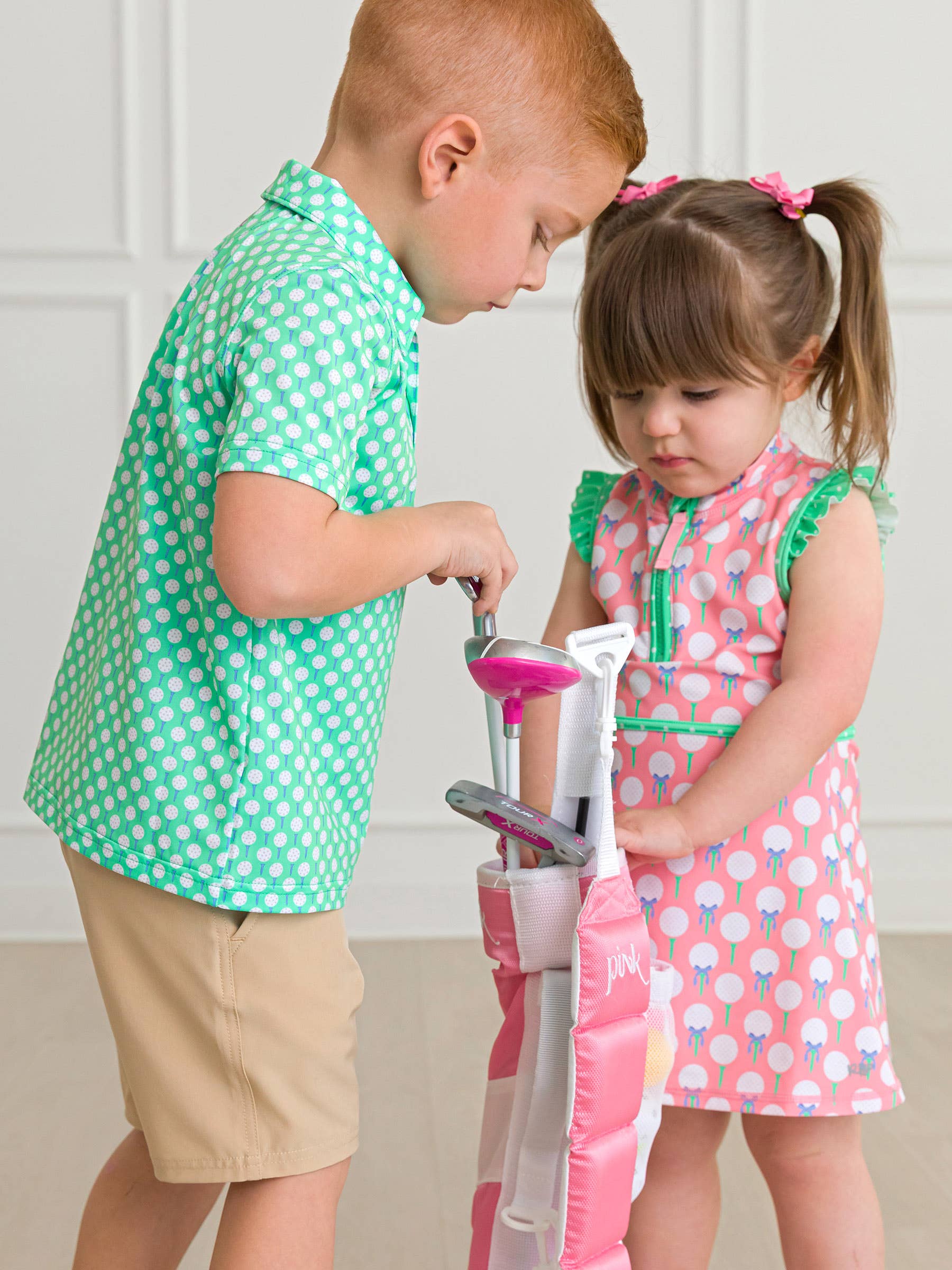 Girls Pink Tee Time Golf