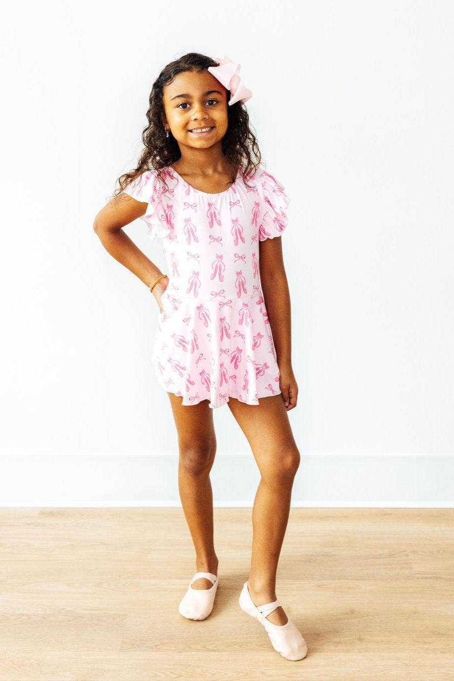 Twirling en Pointe S/S Twirl Leotard