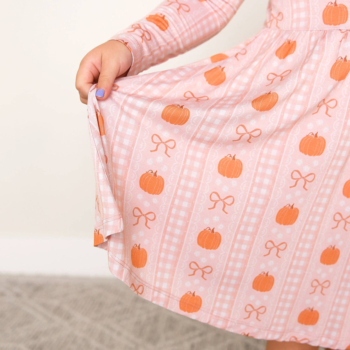 Reagan TUTU DRESS Bamboo Pumpkin Kids Outfit