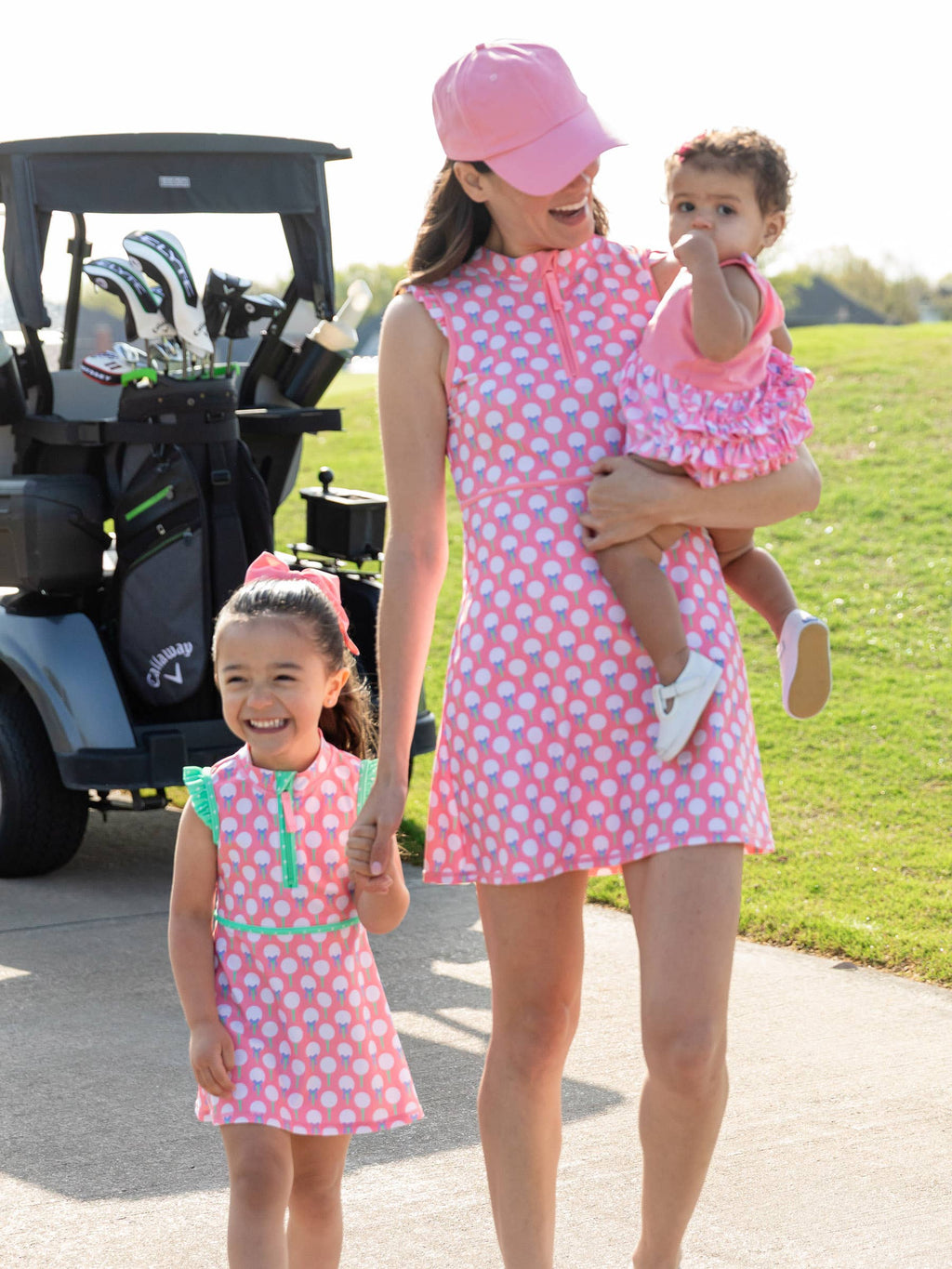 Girls Pink Tee Time Golf