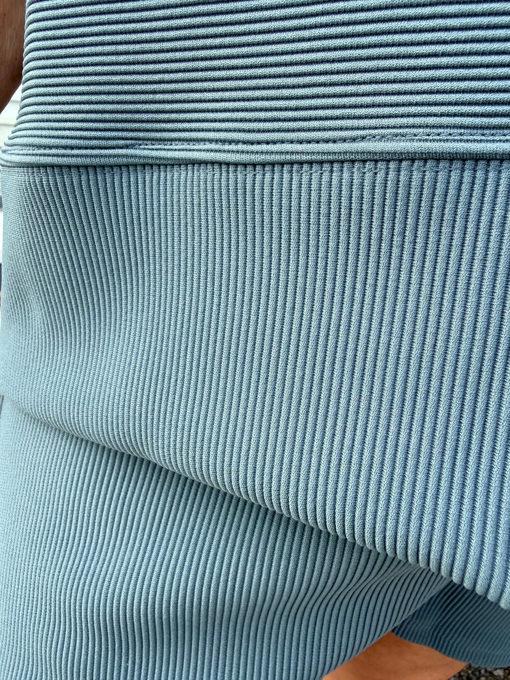 Ribbed Short Set