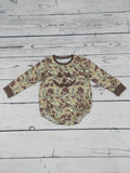 Camouflage Appliqué Halloween Baby Bubble