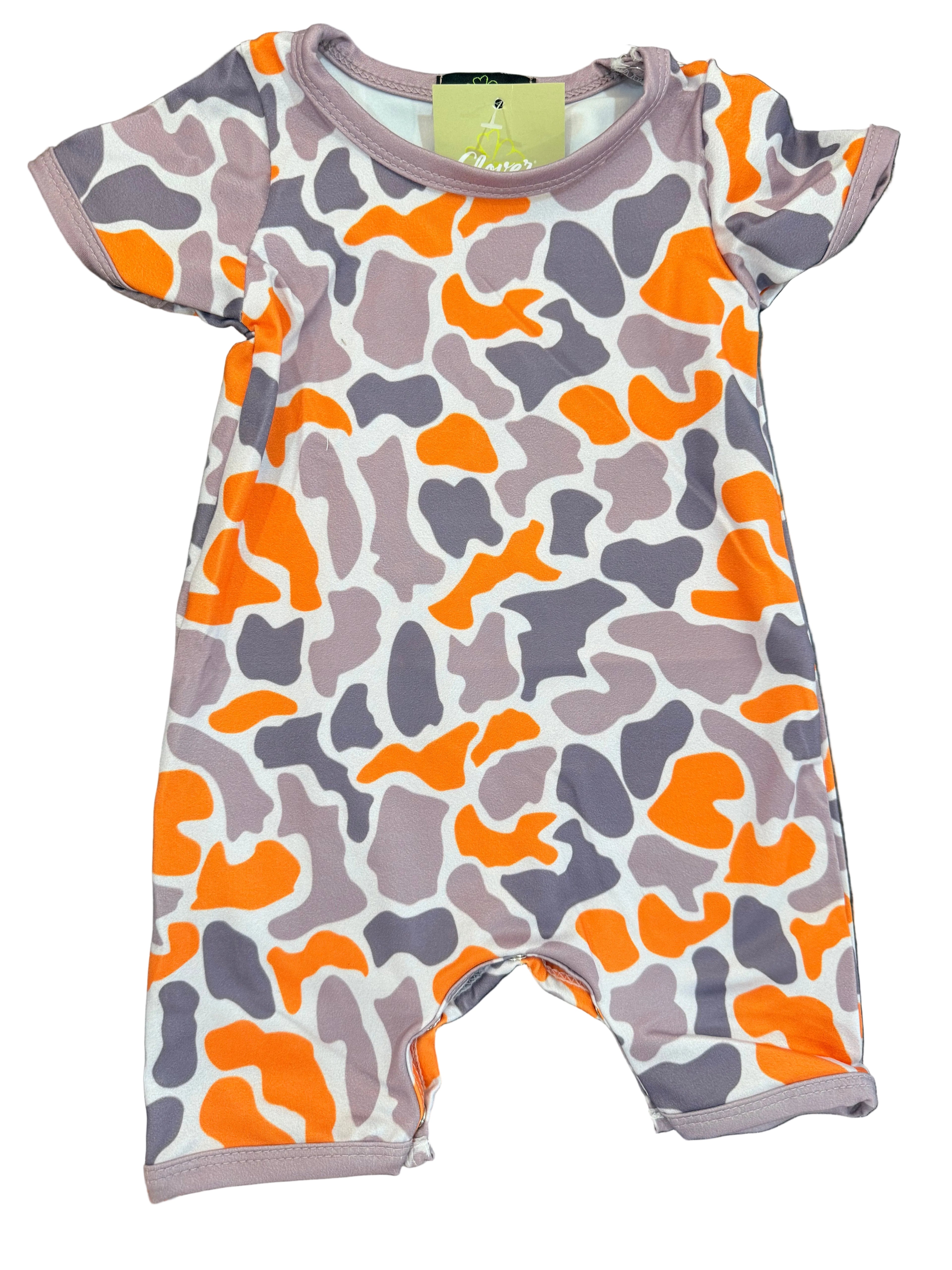 Boys orange camo