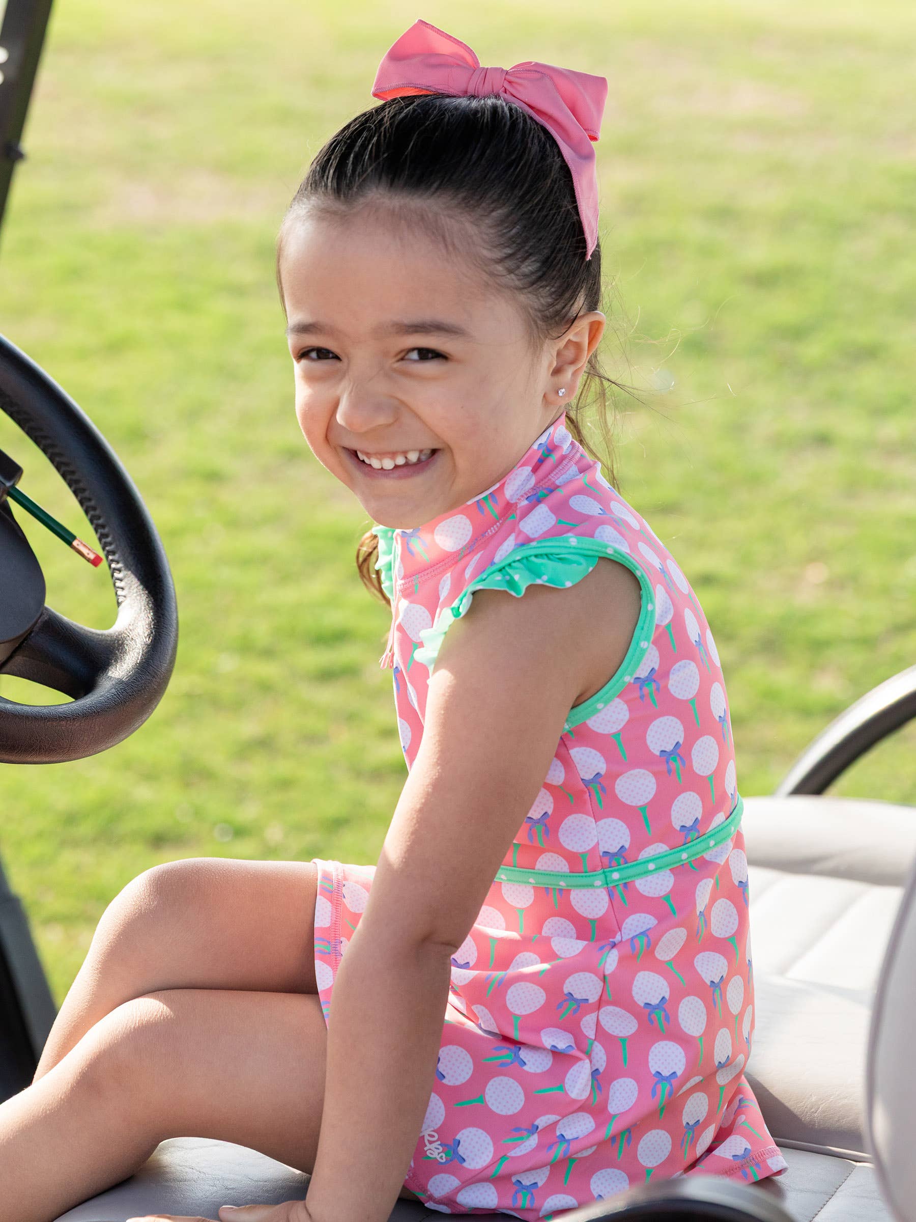 Girls Pink Tee Time Golf