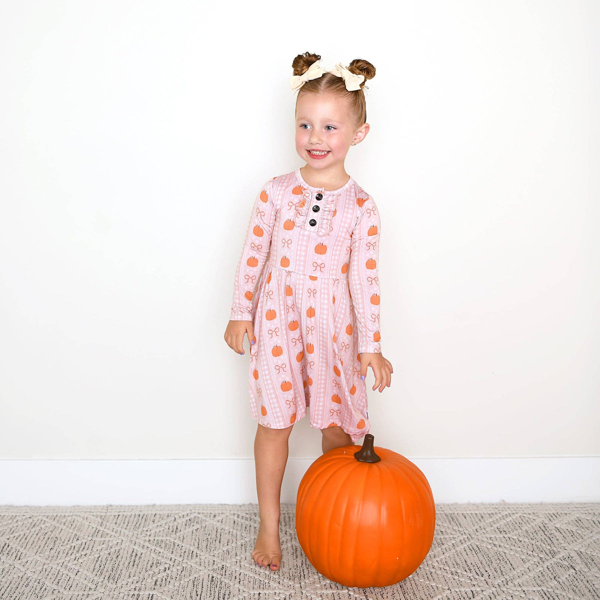Reagan TUTU DRESS Bamboo Pumpkin Kids Outfit