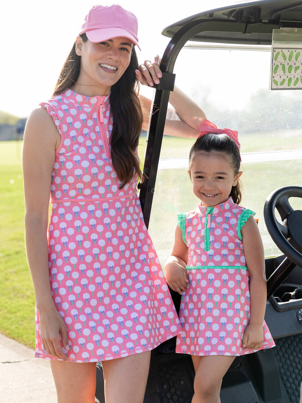 Girls Pink Tee Time Golf