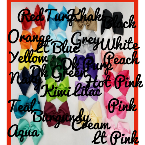8" Hair Bows