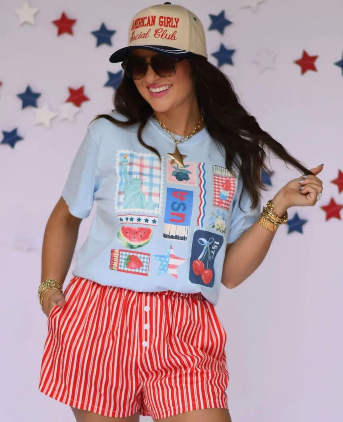 PREORDER- USA Stamp Tee