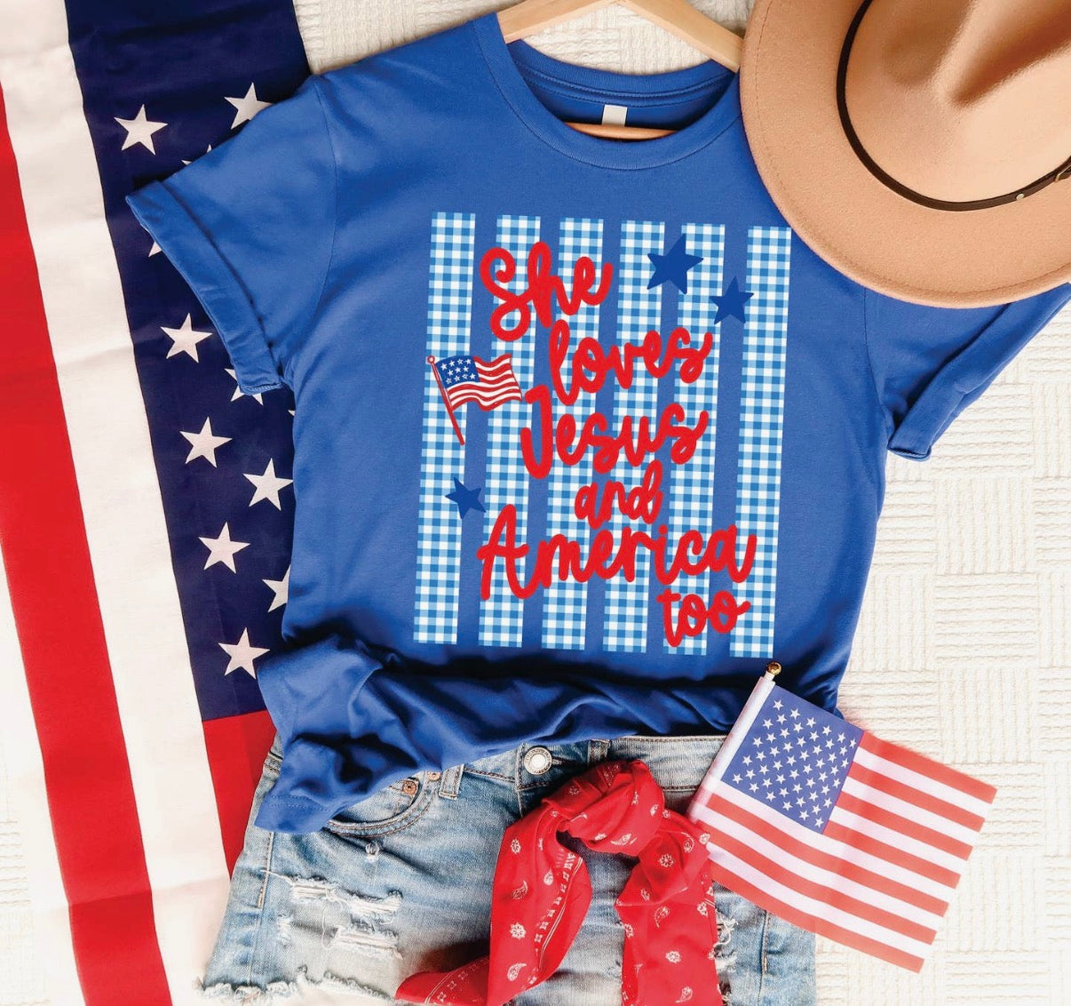 PREORDER- She Loves Jesus and America Too