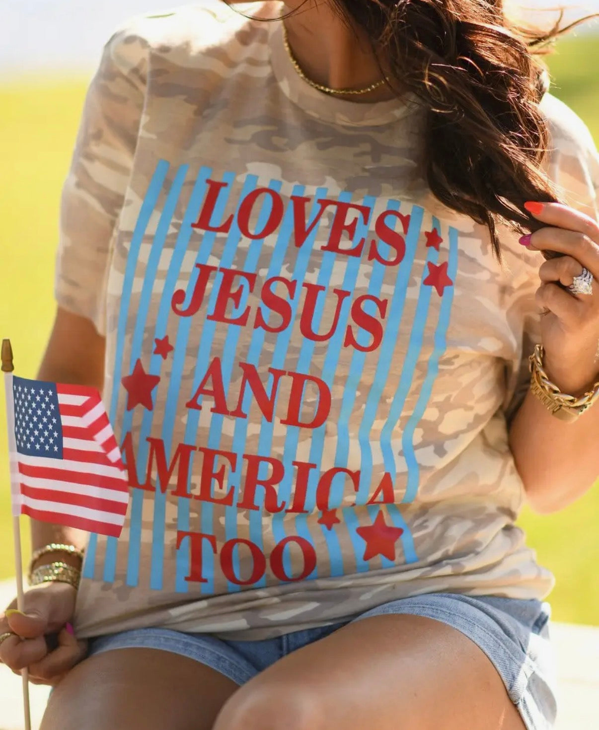 PREORDER- Loves Jesus and America Too
