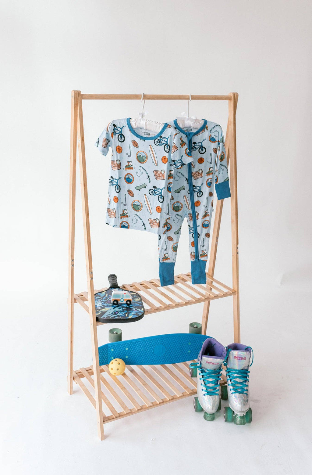 Blue “I Can Do All Things” Two-piece pajamas: 2T