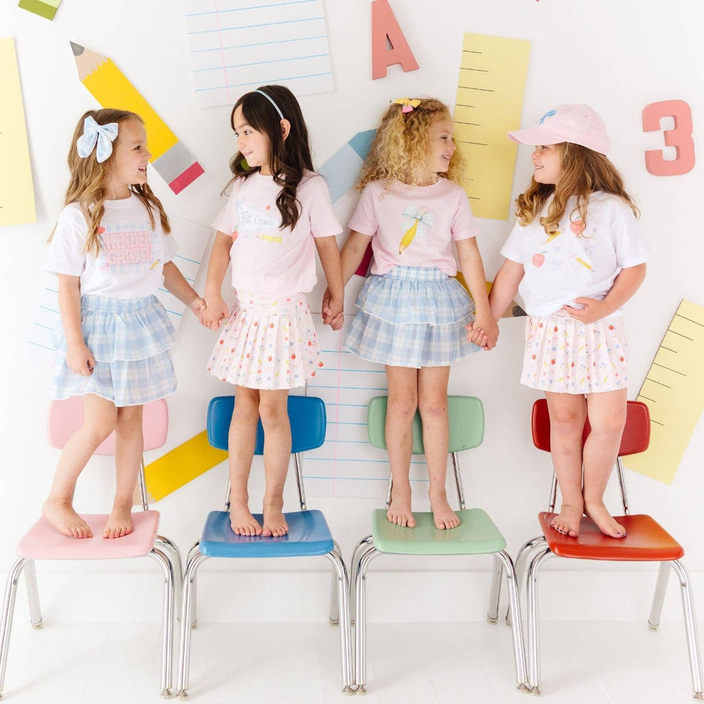 Kindergarten Pearl Patch Short Sleeve T-Shirt Back To School
