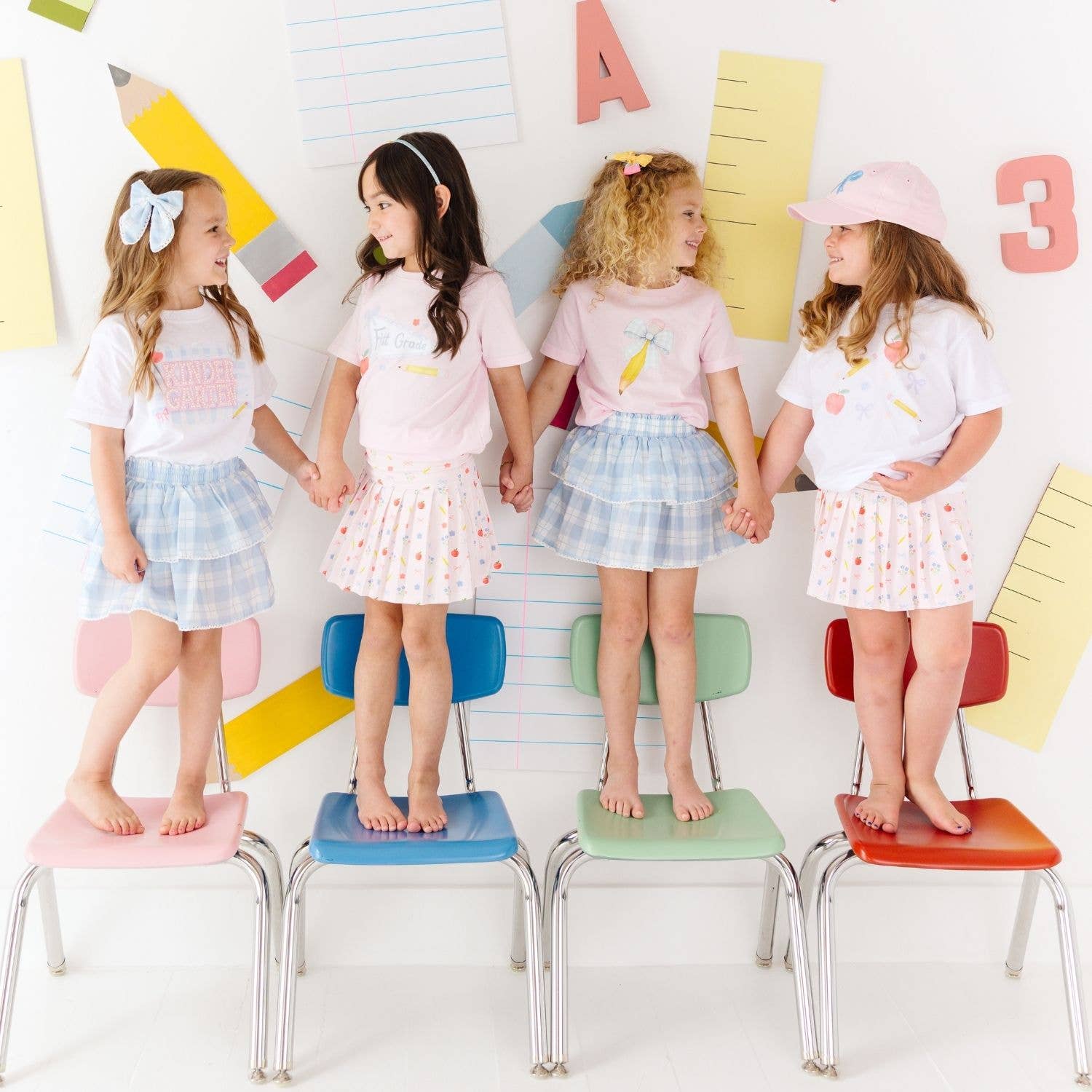 Kindergarten Pearl Patch Short Sleeve T-Shirt Back To School