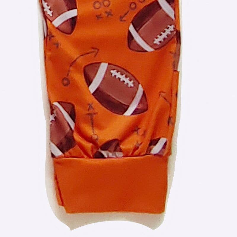 Orange Football Boy Romper