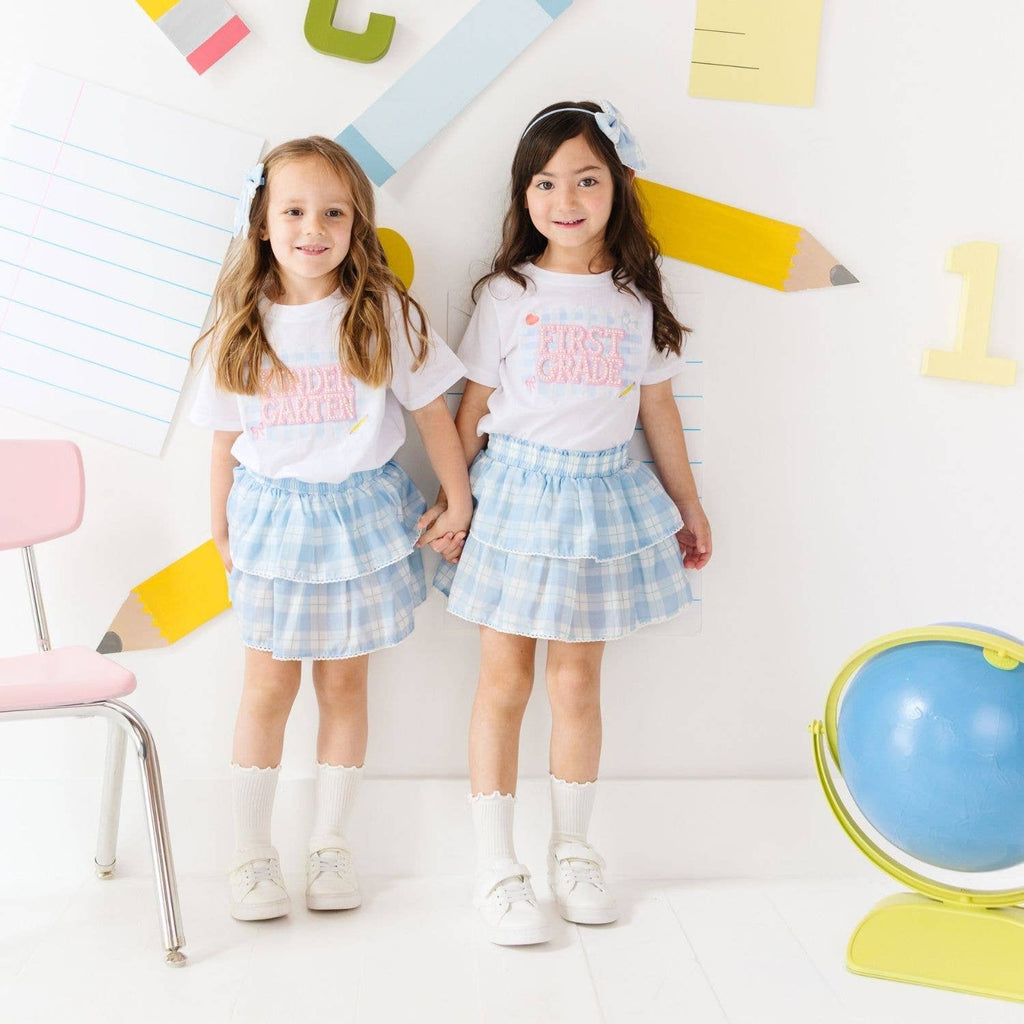 Kindergarten Pearl Patch Short Sleeve T-Shirt Back To School